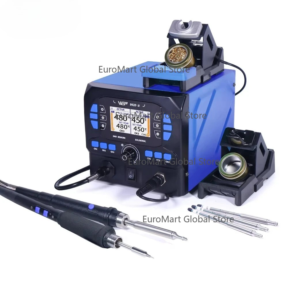 C210 Precision Soldering Station - Estación de retrabajo 992D-II 2 en