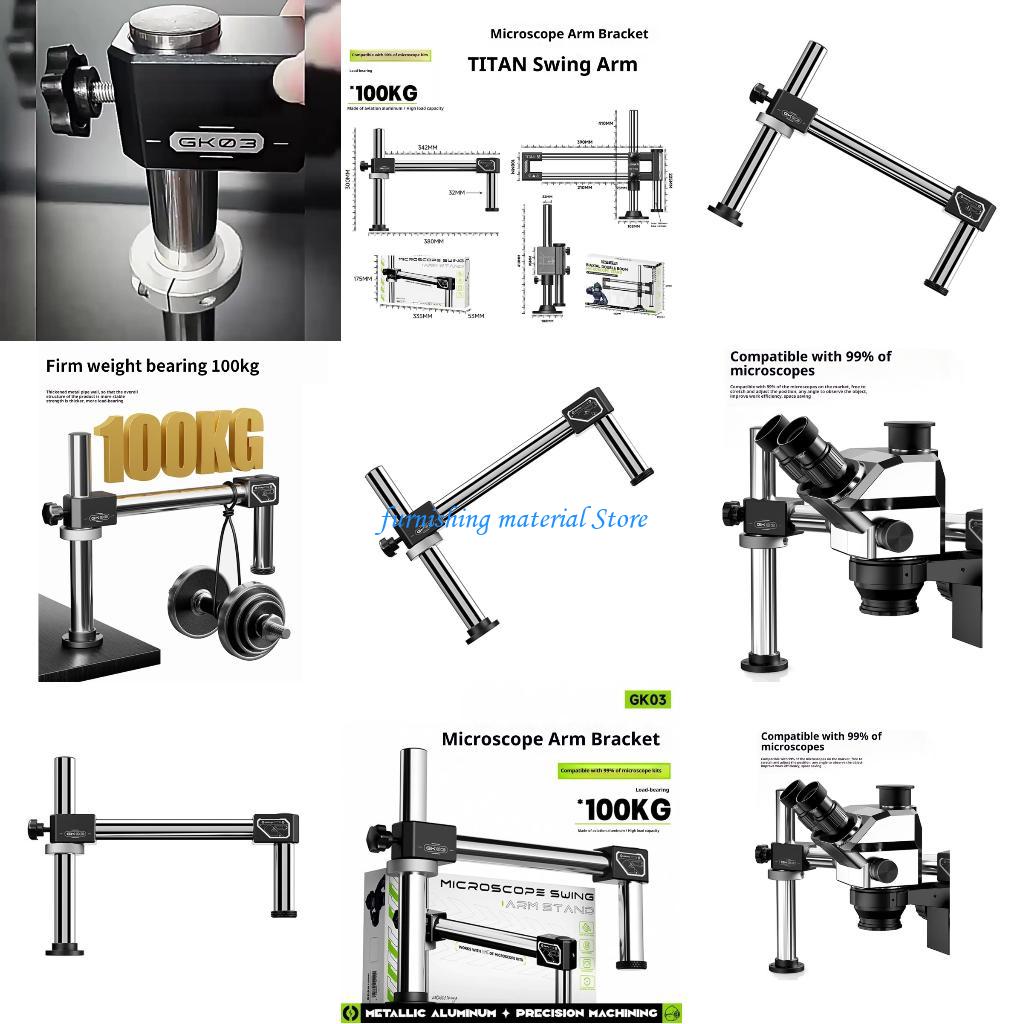 Articulating Arm Boom Stand Microscope - Bancos trabajo industriales con brazo articulado