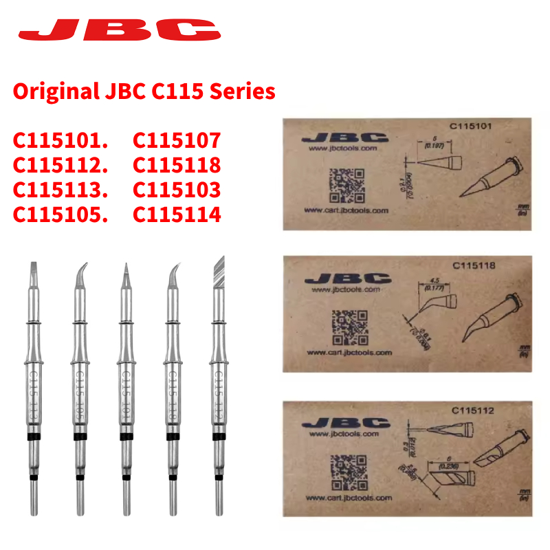 C115 Nano Soldering Iron Station - Punta de soldador JBC C115 original,