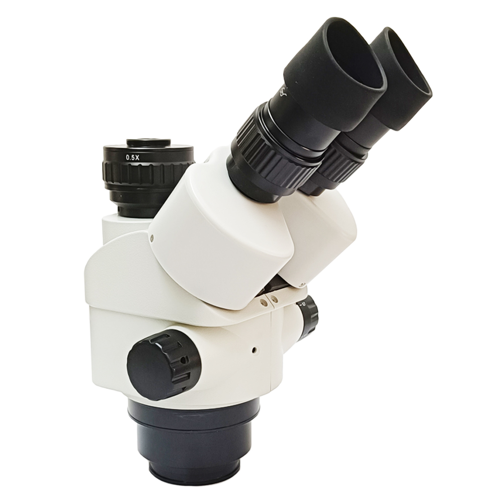 Cabezal de microscopio trinocu - Trinocular Stereo Microscope 7X-45X reseña y precio