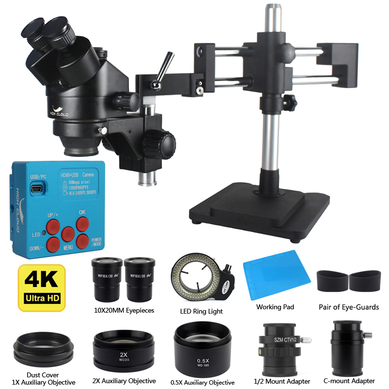 Cámara Industrial 4K 48MP HDMI - Simul-Focal Industrial Microscope 4K Hdmi reseña y precio