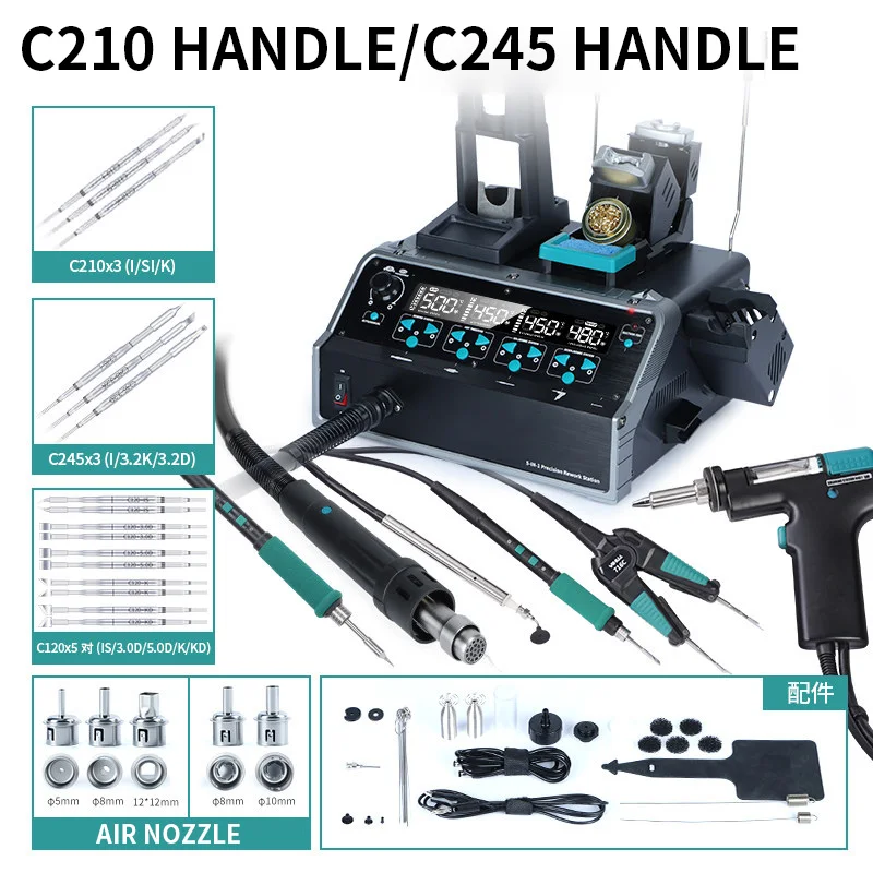 Estación de desoldadura 5 en 1 - C210 Precision Soldering Station reseña y precio
