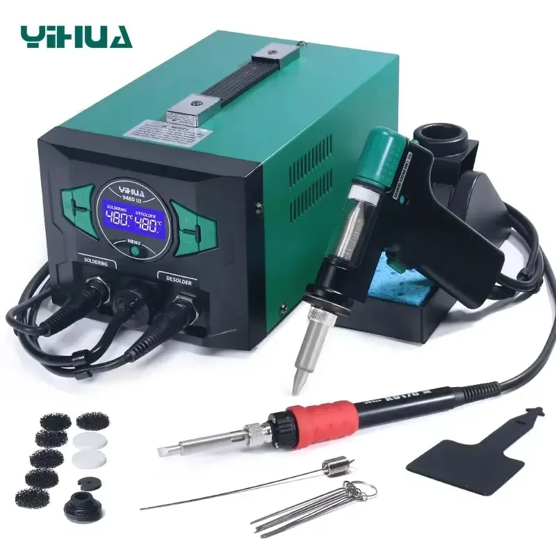 Estación de Desoldadura Eléctr - Desoldering Pump Electric Vacuum Station reseña y precio