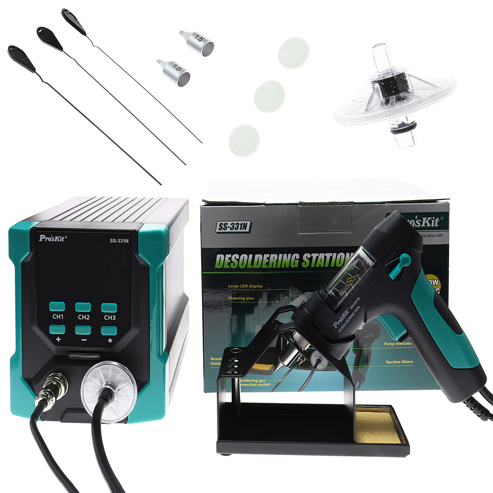 Estación de desoldadura eléctr - Desoldering Pump Electric Vacuum Station reseña y precio