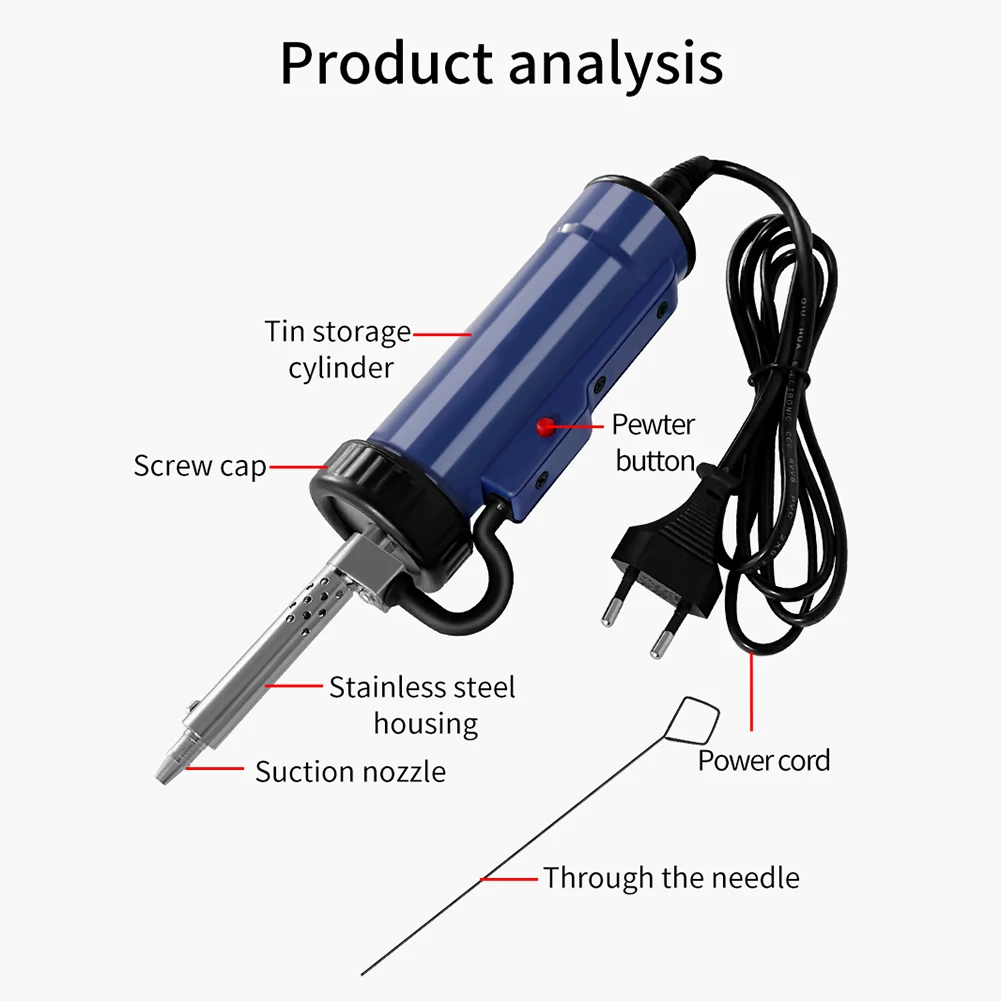 Máquina Desoldadora Automática - Desoldering Pump Electric Vacuum Station reseña y precio