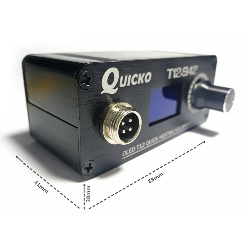 QUICKO MINI T12 STC OLED Estac - T12 Soldering Station Oled reseña y precio