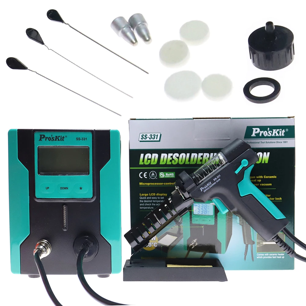 Estación de desoldadura eléctr - Desoldering Pump Electric Vacuum Station reseña y precio