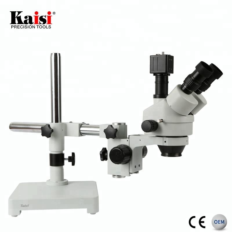Microscopio trinocular estéreo - Trinocular Stereo Microscope 7X-45X reseña y precio