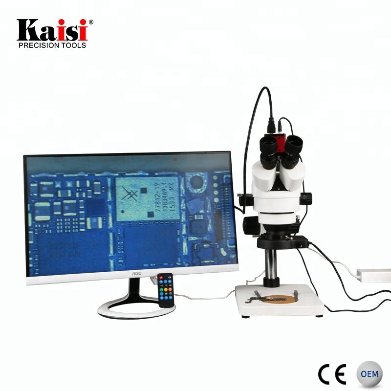 Microscopio trinocular estéreo - Trinocular Stereo Microscope 7X-45X reseña y precio