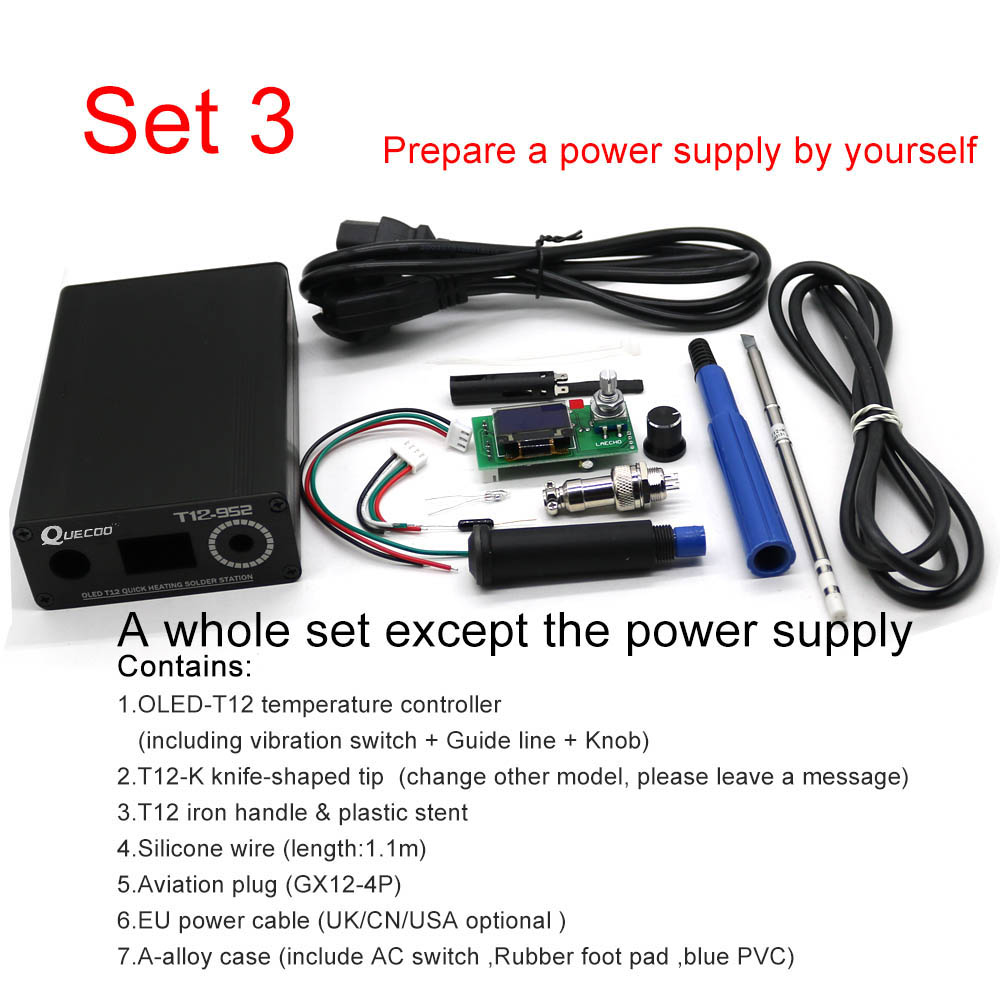 Estación de soldadura T12 STC- - T12 Soldering Station Oled reseña y precio