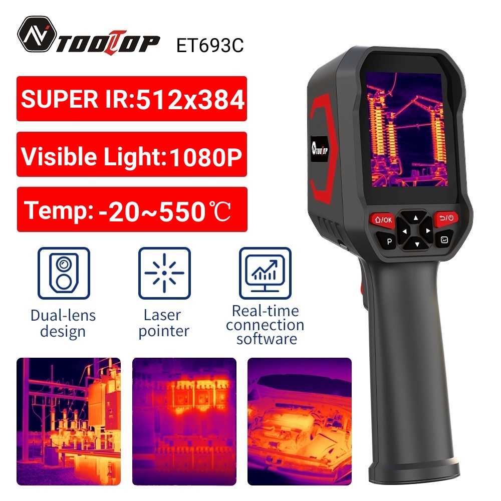 Cámara Térmica TOOLTOP ET693C  - Thermal Imaging Camera Pcb Repair reseña y precio