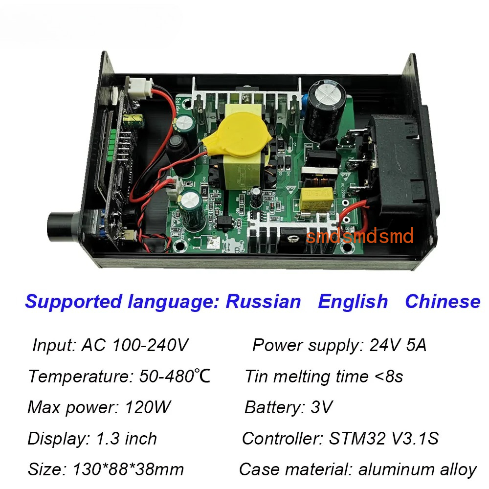 Estación de Soldadura STM32 V3 - T12 Soldering Station Oled reseña y precio