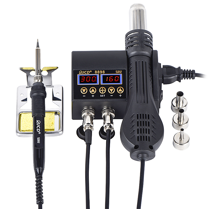 Estación de Soldadura JCD 2 en - 2 In 1 Soldering Rework Station 750W reseña y precio